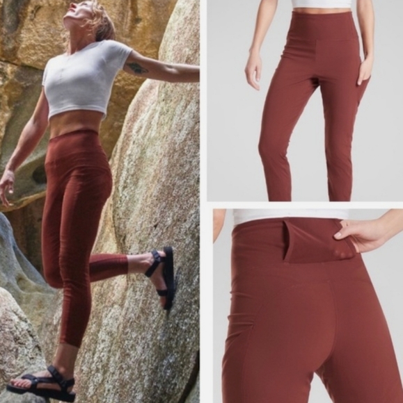 Athleta Pants - Athleta trekkie hybrid crop tight